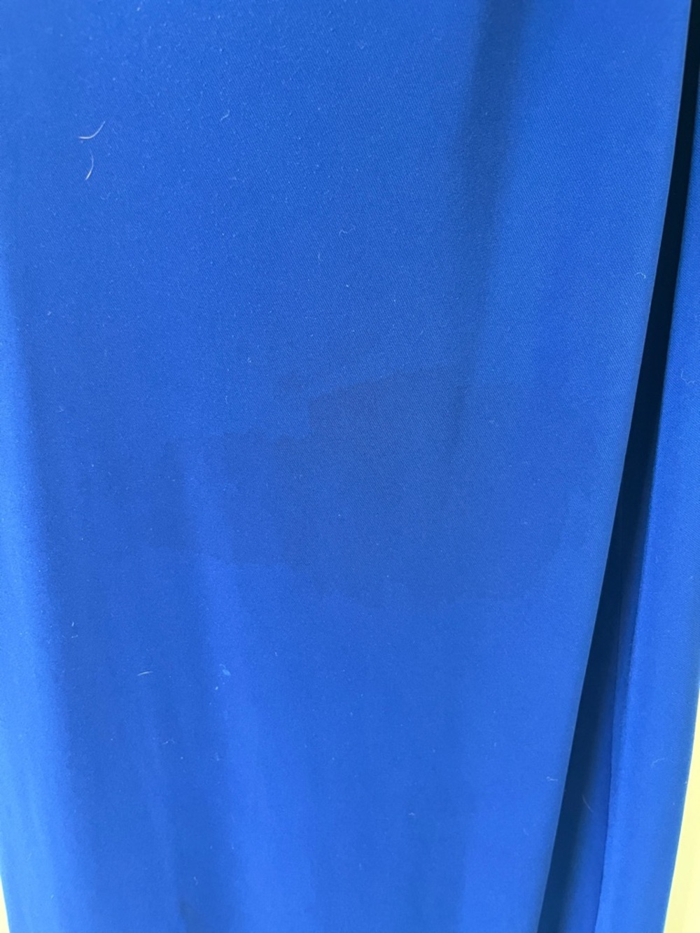 Blue One-Shoulder Evening Dress with Buckle Detail - Picture 3 of 5